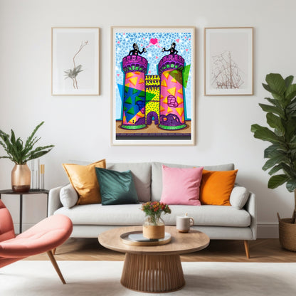 Torres de Quart -  David de Limón - print 50x70