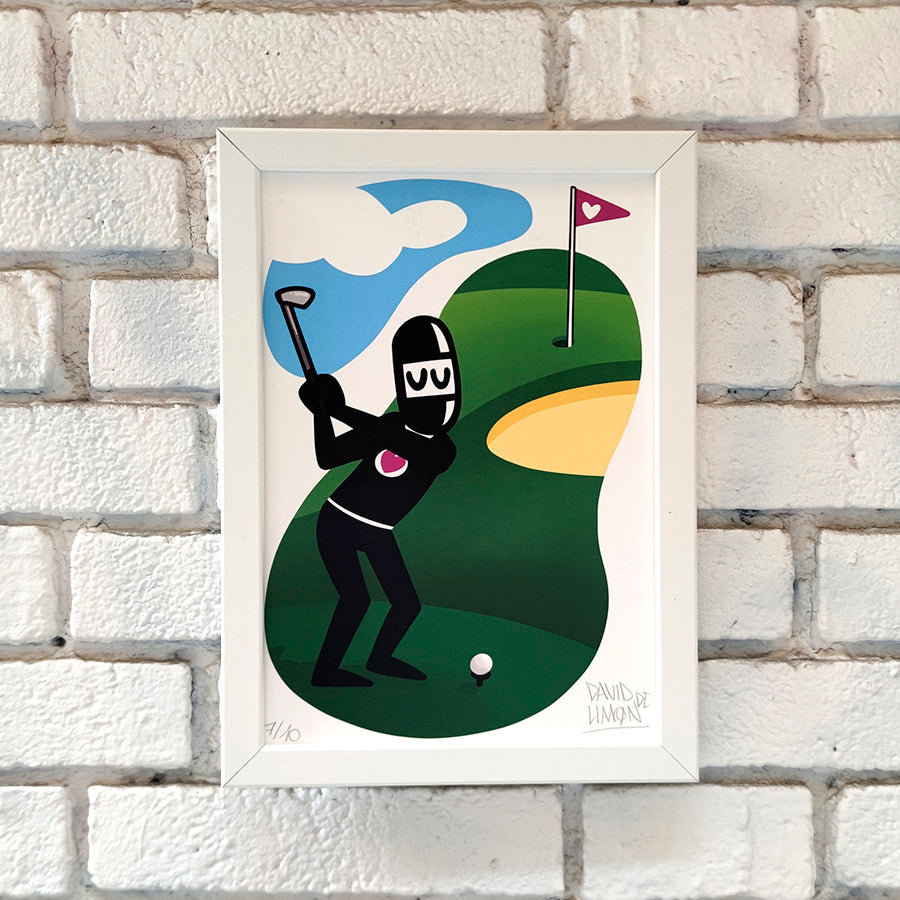 David de Limón - Golf - print A4