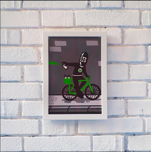 David de Limón - Bike - print A4