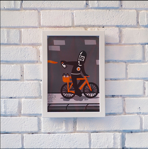 David de Limón - Bike - print A4