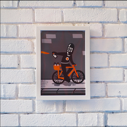 David de Limón - Bike - print A4