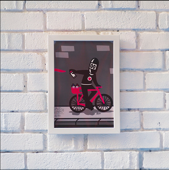 David de Limón - Bike - print A4