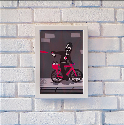 David de Limón - Bike - print A4