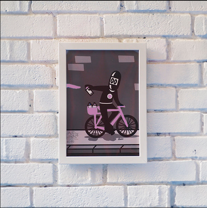 David de Limón - Bike - print A4