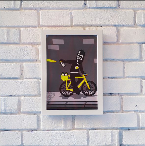 David de Limón - Bike - print A4